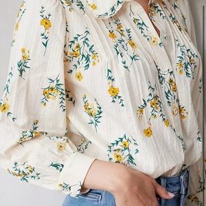 Women's LC Lauren Conrad Peter-Pan Collar Button Front Shirt